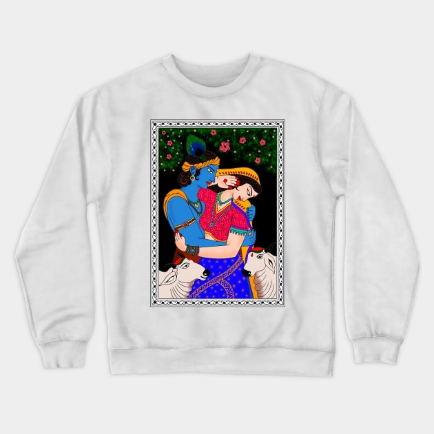 Radha Krishna Crewneck Sweatshirt by BonGanze